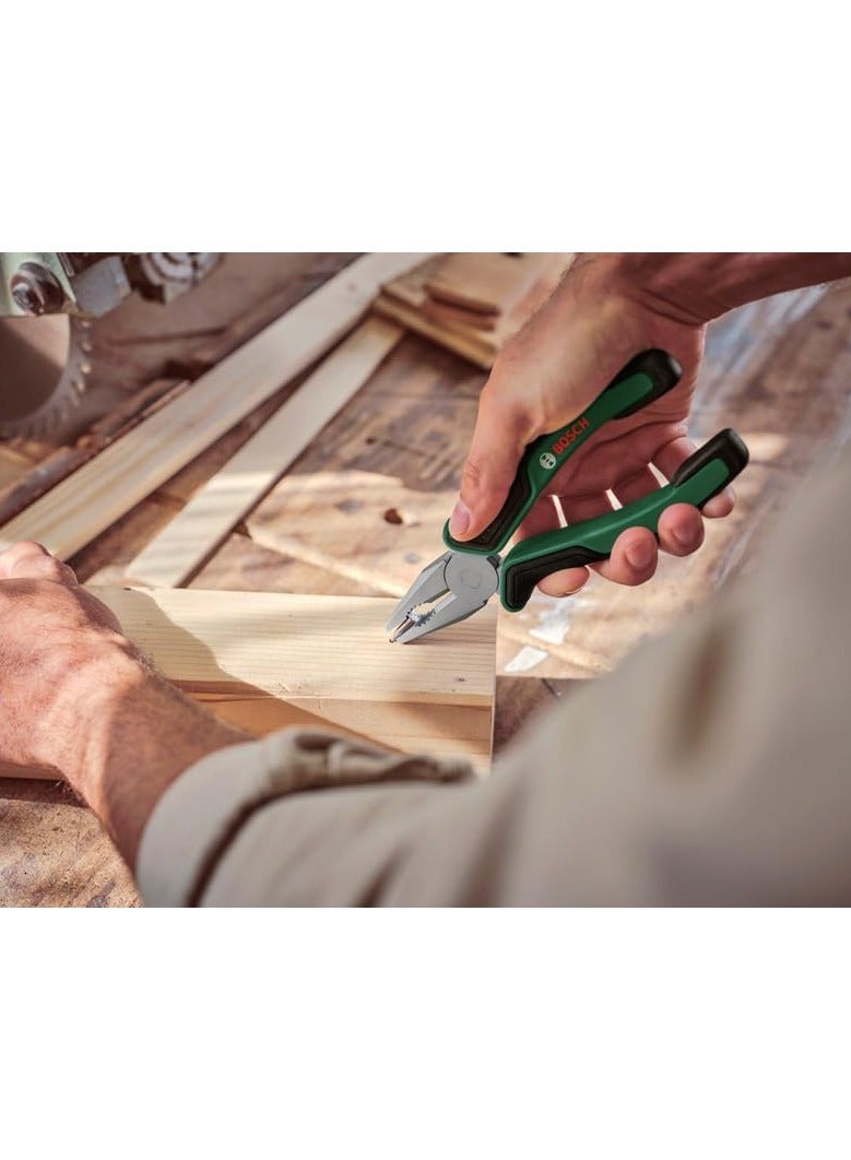 Bosch Green Combination Pliers - Image 1