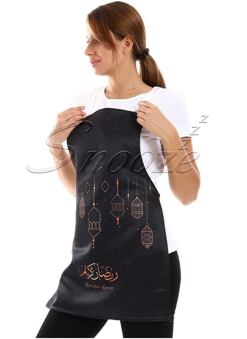 سنوز مريله مطبخ، تصميم رمضاني، بلاك  - Image 2