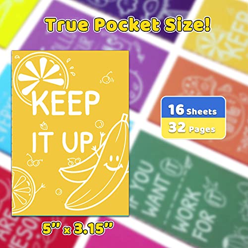 Vusnud 24 Packs - Gifts in Bulk Mini Inspirational Notebooks for Kids Party Favors, Small Motivational Notepads for Students, Cute Notebooks Back to School Gifts from Teacher - Image 4