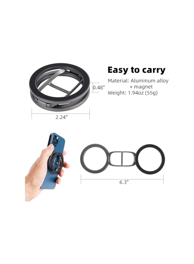 Green Tiger Dual Magnetic Gym Phone Holder – Lightweight Compact Design, Magnetic Phone Desk Stand for Easy Attachment to Iron Surfaces - Image 5