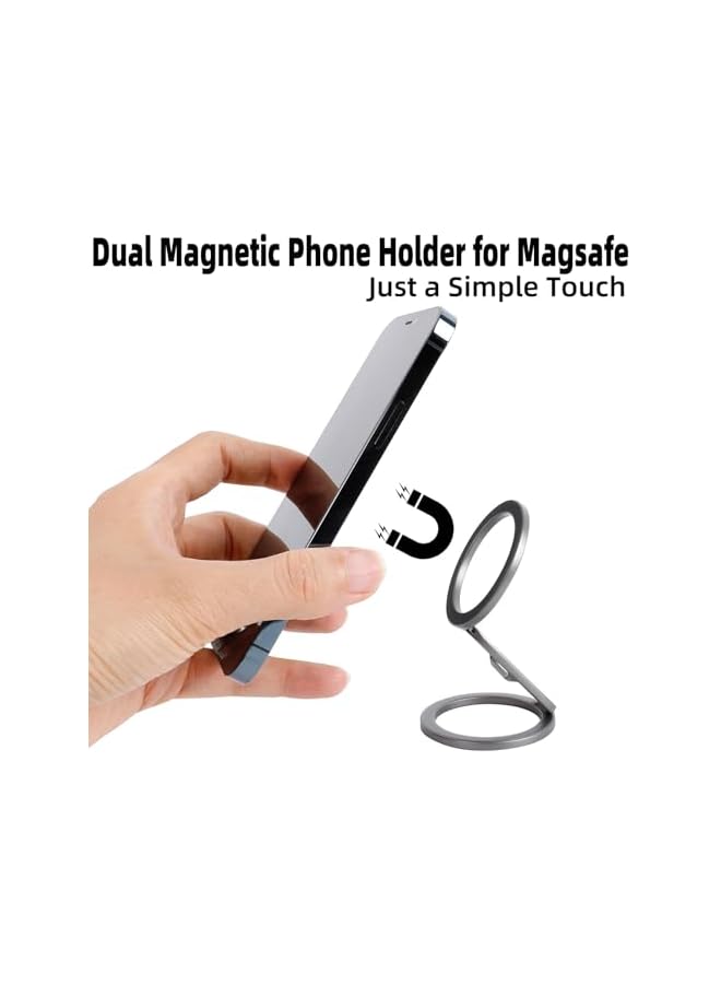 Green Tiger Dual Magnetic Gym Phone Holder – Lightweight Compact Design, Magnetic Phone Desk Stand for Easy Attachment to Iron Surfaces - Image 3
