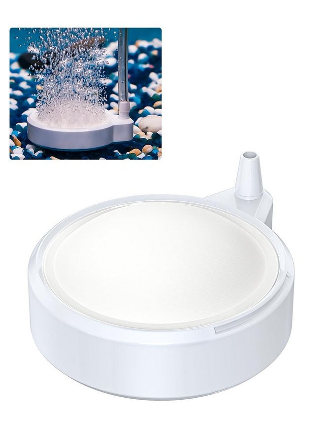 Pawfly Pawfly Aquarium Hemispherical Air Stone for Air Pump 2 Inch Fish Tank Air Stone Disc Bubbler Round Micro Bubble Release Tool Oxygen Diffuser for Fish Tanks Buckets and DWC Systems, White  - Image 1