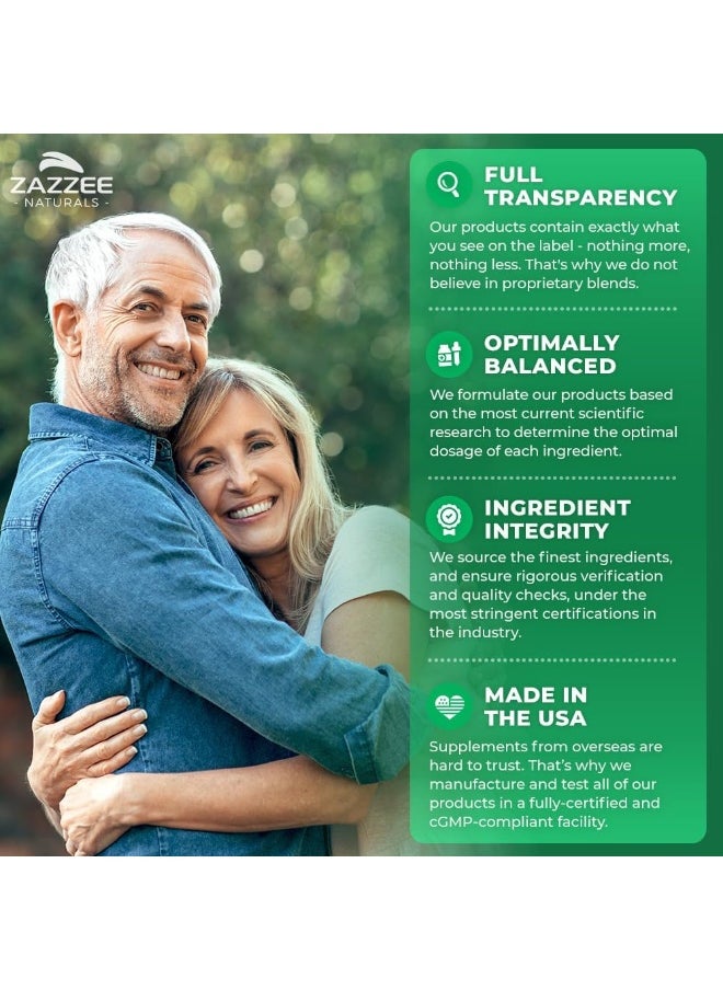 Zazzee Zazzee Boswellia 10:1 Extract 5000 mg Strength, 65% Boswellic Acid, 180 Vegan Capsules, Potent 10:1 Extract, 6 Month Supply, Non-GMO and All-Natural  - Image 5