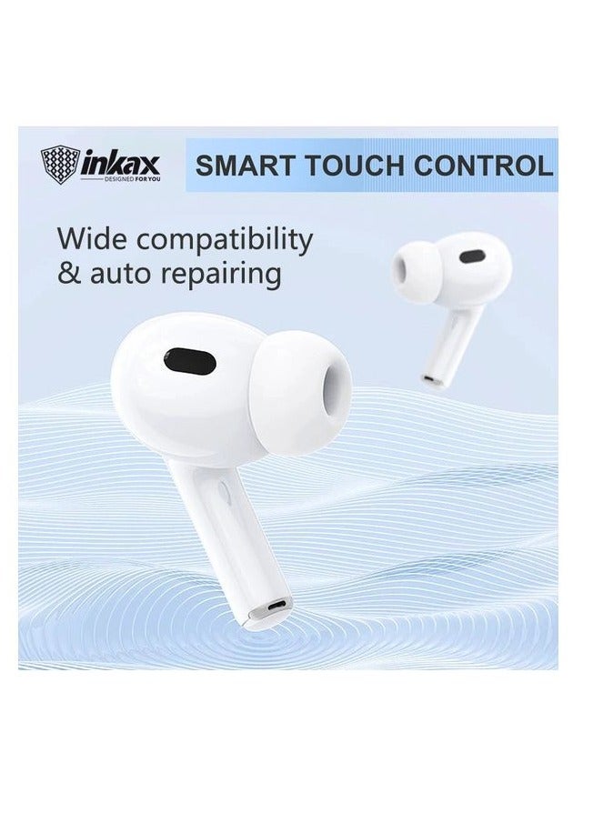 إنكاكس سماعات أذن إنكاكس T02 برو – سماعات بلوتوث لاسلكية – أبيض - Image 5