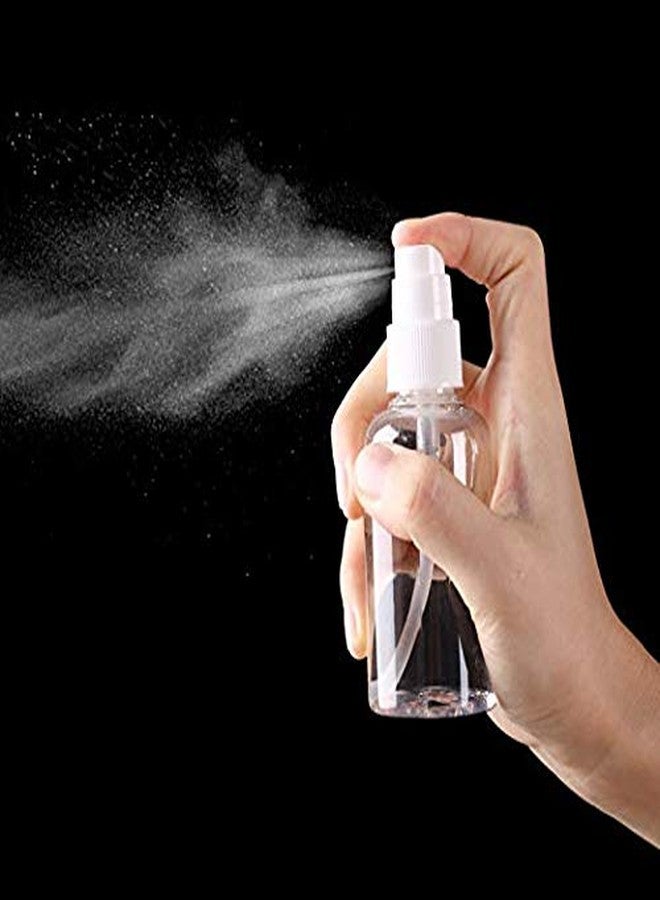 دي آي واي كرافتس تصميم حرف يدوية رقم 2، عبوة من 8 قطع، مجموعة زجاجات بحجم السفر، مجموعة زجاجات بخاخ، حاوية أدوات تجميل بلاستيكية شفافة محمولة فارغة مانعة للتسرب (تصميم رقم 2، عبوة من 8 قطع) - Image 1