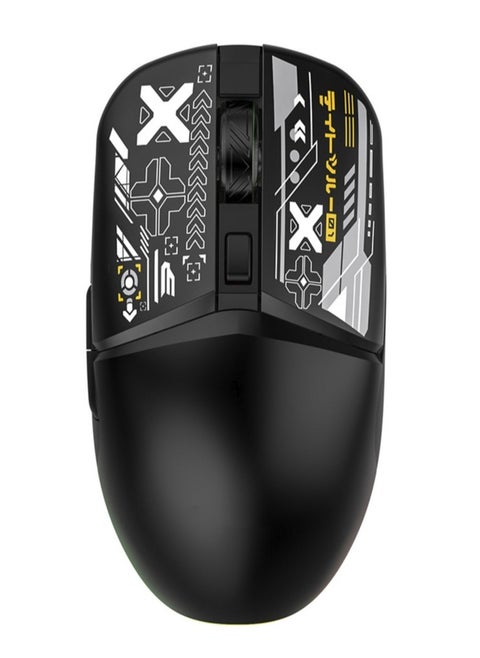Gaming Mouse FV-QH210, Bluetooth Mouse 2 types of connection 2.4G radio channel and Bluetooth, a sensitive sensor with 3 DPI modes and switchable RGB backlight - black
