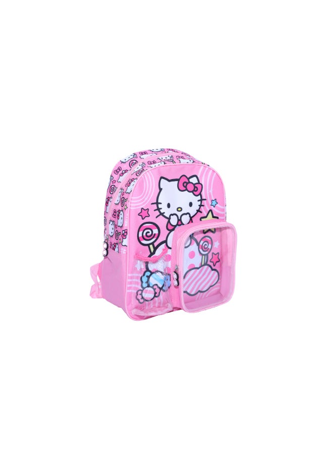 Sanrio Hello Kitty Junior 3 in 1 Set (14" Backpack with Lunch Box & Water Bottle) - Image 3