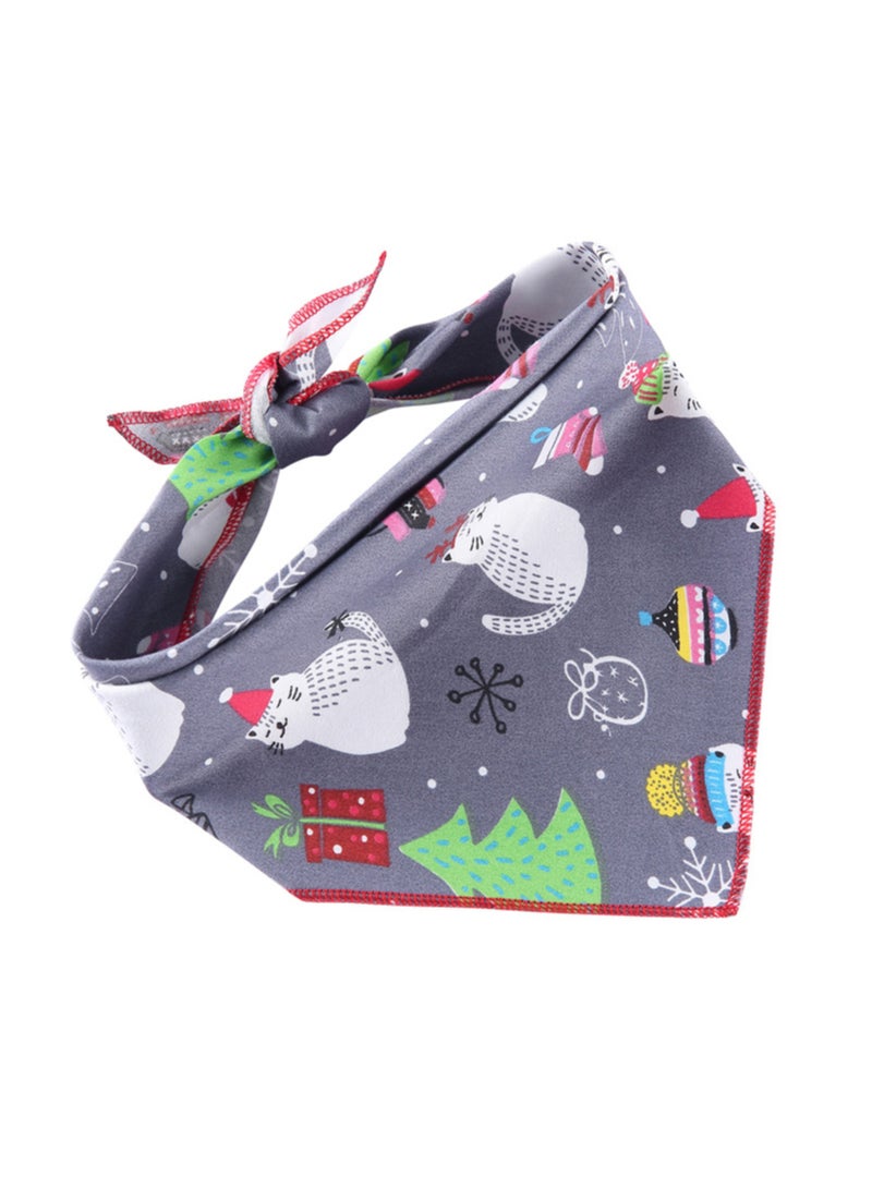 أوشحة رأس للكلاب في عيد الميلاد - 5 قطع من أوشحة رأس للكلاب في الأعياد، مناسبة للأولاد والبنات، أوشحة مثلثة ناعمة قابلة للعكس ومرايل، أوشحة رأس للحيوانات الأليفة في عيد الميلاد، هدية مثالية للجراء والقطط الصغيرة والمتوسطة والكبيرة. - Image 4