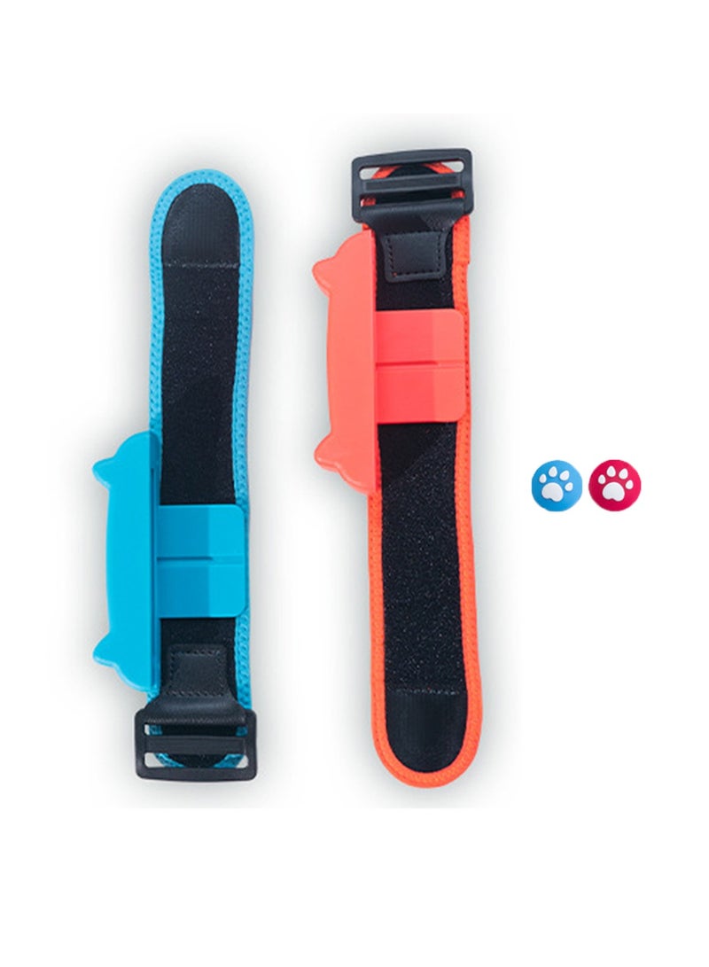 X-level 2 Pcs Dance Switch Wristband,Wrist Bands for Dance Switch 2024 2023 2022 2021 2020,Switch Boxing Grips,Compatible with Nintendo Switch Boxing Game Adjustable Elastic Straps with 2 Thumb Grips - Image 1