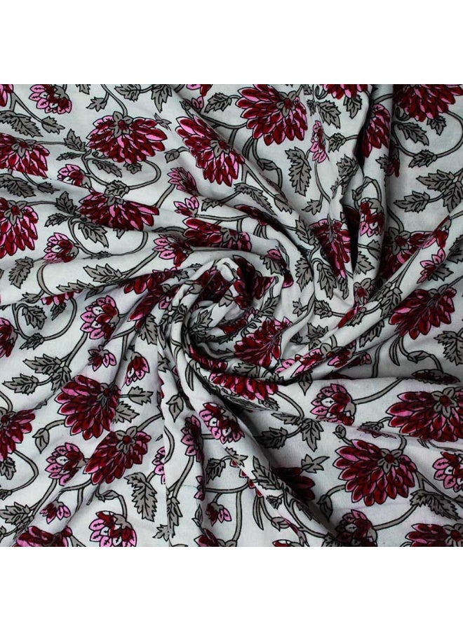 ecotattva Baby reversible quilts khadi cotton blood green flora - Image 3