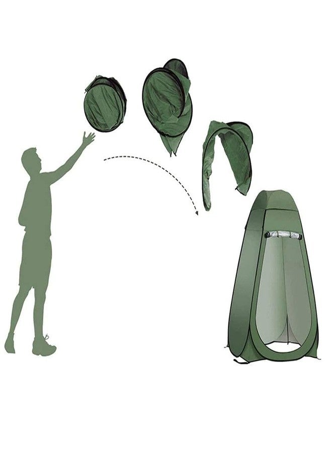EXOMOON Full Privacy Portable Cloth Changing Tent for Camping | Triangle Shape Waterproof and Foldable Camping Tent | Portable Outdoor Camping Bathroom Toilet Tent with Carry Bag - Image 3