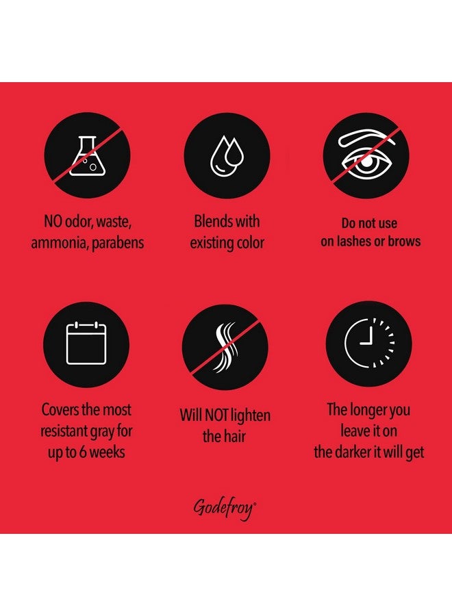 Godefroy Hair Color Tint Kit Natural Black 20 Applications - Image 5