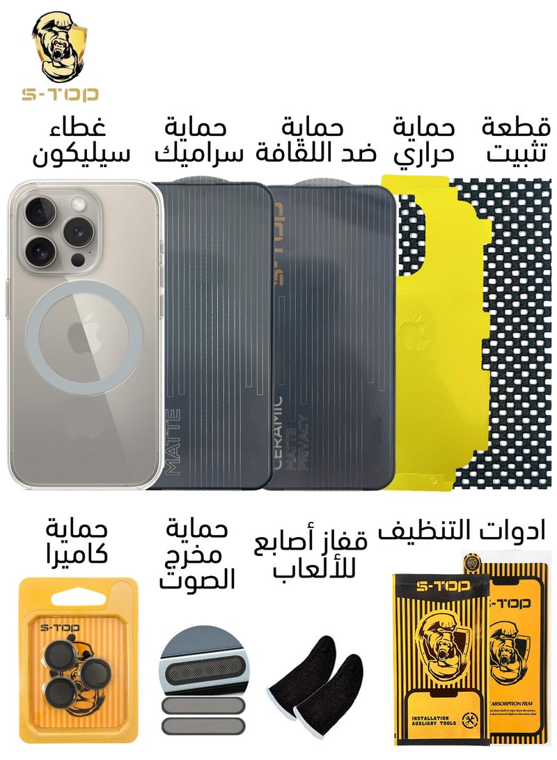 S-TOP Stronger Protection Package from S-TOP for 14 Pro Max - Image 1