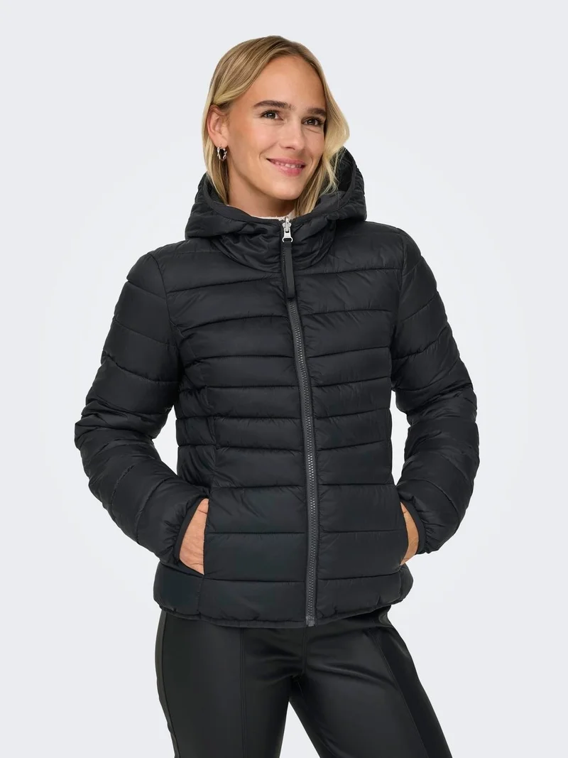 اونلي Women's Double-Sided Hooded Puffer Jacket - 15322040