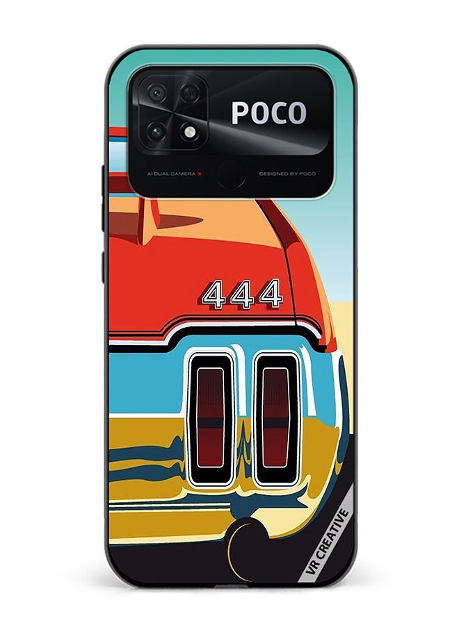 VR CREATIVE Protective Case Cover For Xiaomi Poco C40 Car Design Multicolour - Image 1