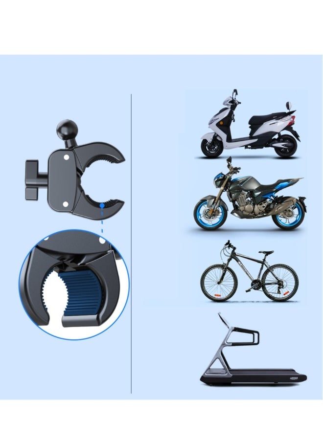 FLOWING - Phone Holder for Bike and Motorcycle Phone Mount Bicycle Cell Phone Mount Clamp for Handlebar - Image 1