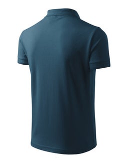 برينت شوب فور مي تيشيرت بولو أساسي للكبار من الجنسين بأكمام قصيرة 220 GSM أزرق كحلي  - Image 3