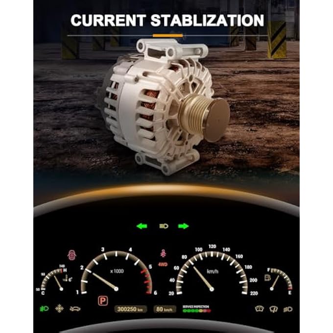 ROADFAR Alternator Compatible for Mercedes-Benz for C250 1.8L 2012-2015, Replace 11822 11814 - Image 5