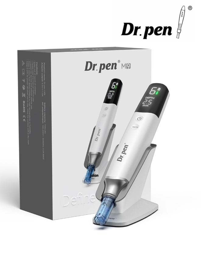 Dr.pen M9 Intelligent Microneedling Device - Professional Wireless Derma Pen with Smart Needle Depth Adjustment, 6 Speed Control Levels, Type-C Fast Charging. Suitable for Facial and Body Scar Removal, Anti-Aging, and Skin Renewal. - Image 1