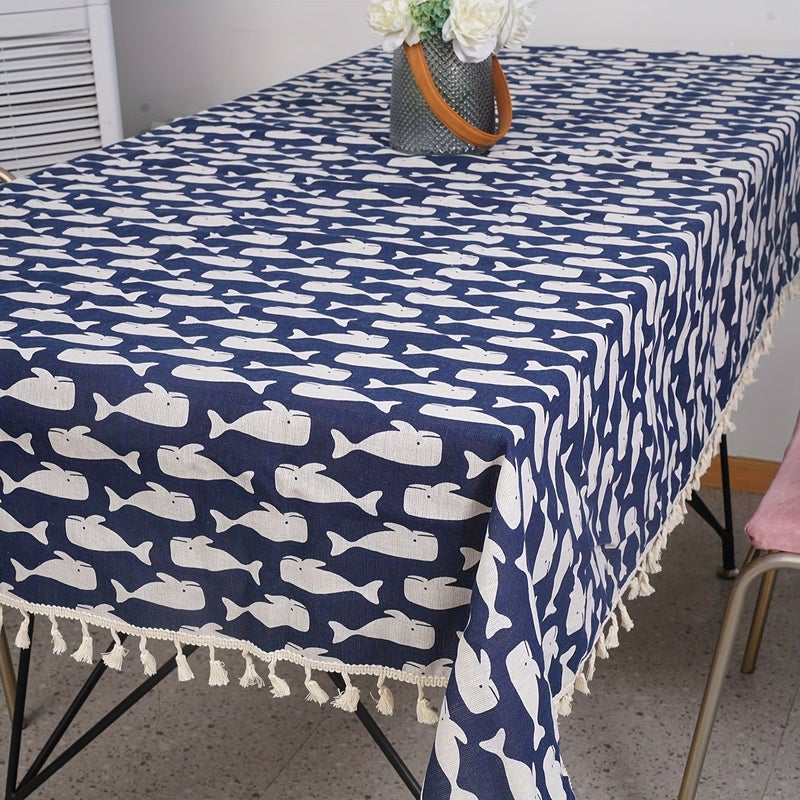 Piece Cotton Linen Printed Tablecloth 140 260 Size Suitable For All Seasons - Image 4
