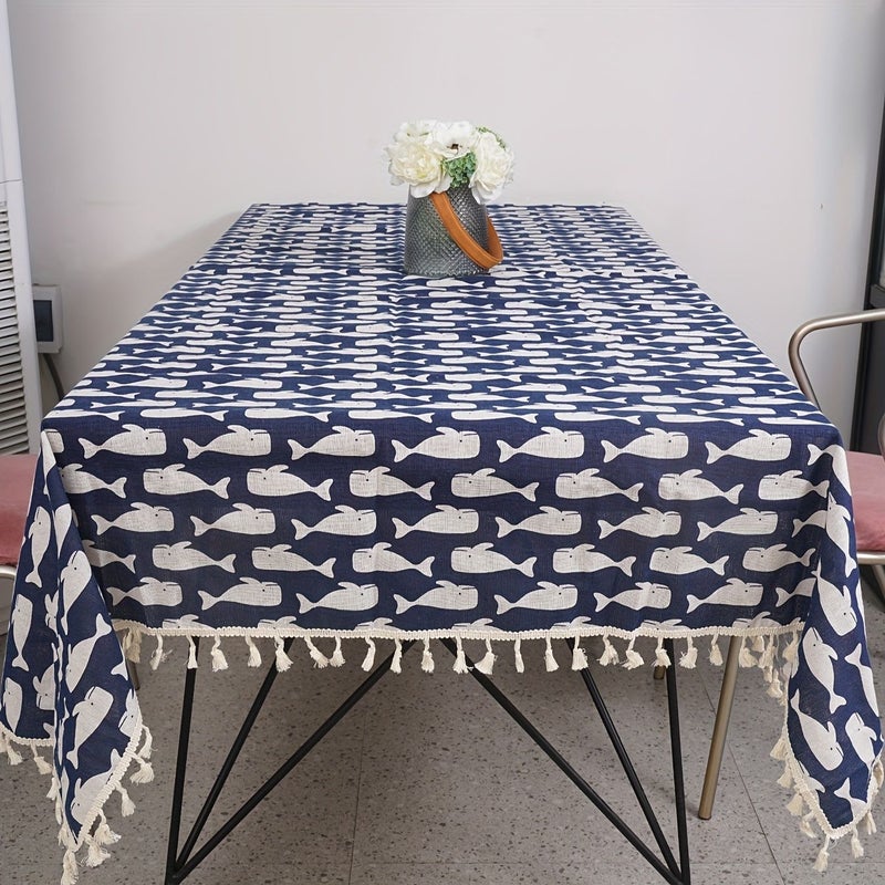 Piece Cotton Linen Printed Tablecloth 140 260 Size Suitable For All Seasons - Image 5