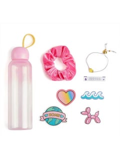 WowWee Lucky Fortune Magic Series Reusable Water Bottle Stickers Lucky Bracelet & Scrunchy Lucky H2O Water Bottle For Teens  - Image 3
