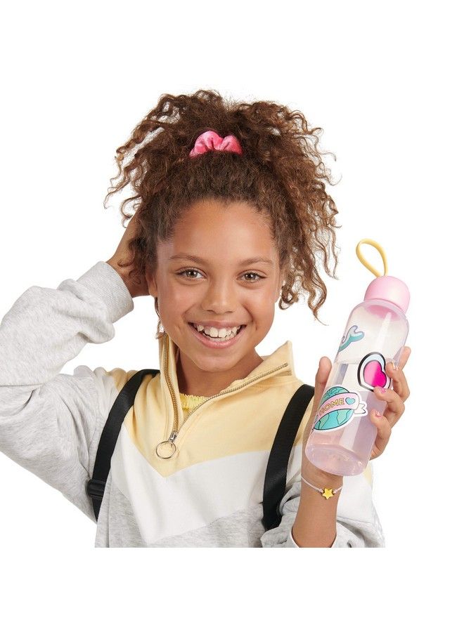 WowWee Lucky Fortune Magic Series Reusable Water Bottle Stickers Lucky Bracelet & Scrunchy Lucky H2O Water Bottle For Teens - Image 5