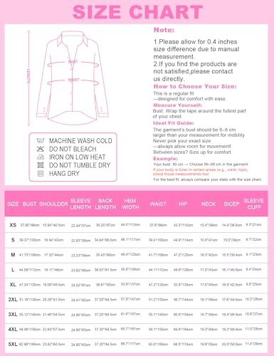 Aoudery Womens Button Down Shirt Dresses with Pockets Cotton Button Up Tunics Long Sleeve Solid High Low Blouse Tops-White-M - Image 5