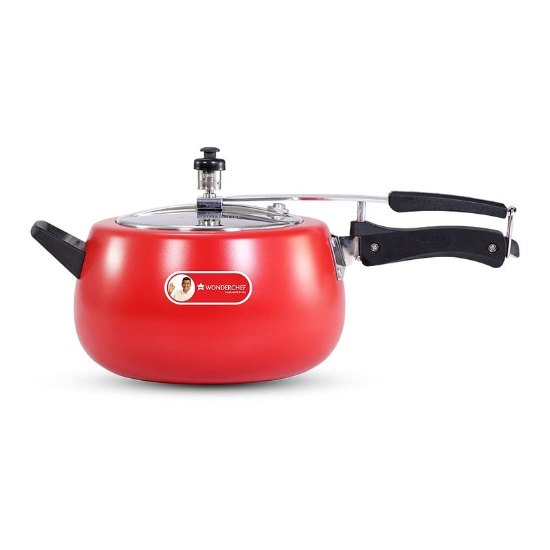 Wonderchef Regalia Pressure Cooker Inner Lid_Red_5L - Image 1