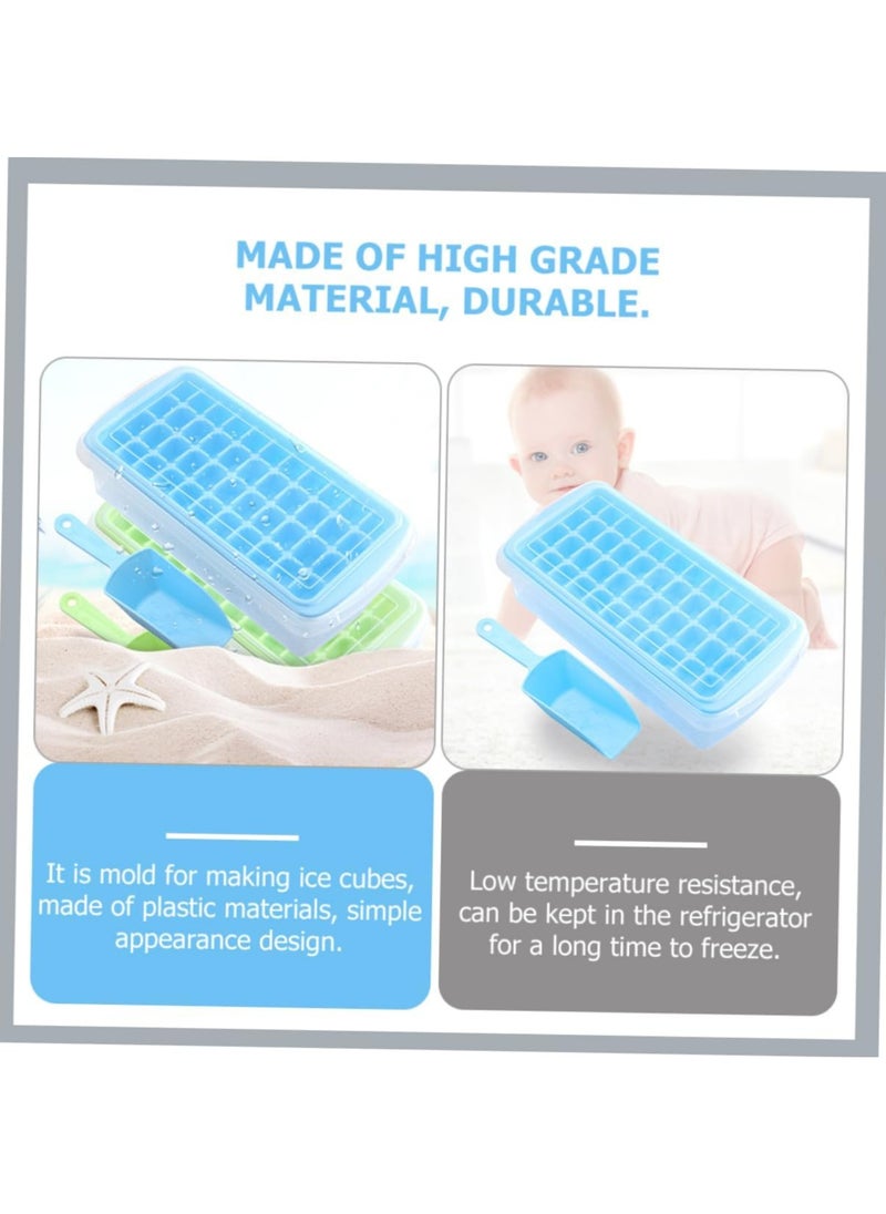 GROWSTEADY Ice Cube Tray Ice Cube Mold Container Frozen Cubes 44 Compartments with Lid for Bars Households Party  - Image 4