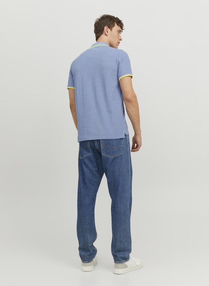 JACK & JONES Jjepaulos  Logo Print Polo Shirt  - Image 2