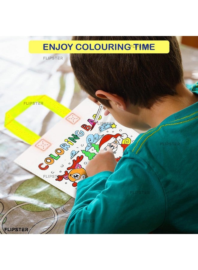 Flipster DIY Graffiti Return Gifts for Kids Party | Set of 60 | Return gift bags for Kids birthday | 10 x 12 Inches Reusable Colouring Bags for Painting Gift Bags for Kids Party - Image 5
