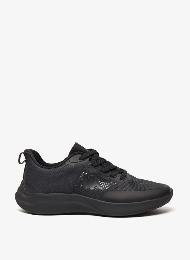 كابا Men's Monotone Walking Shoes with Lace-Up Closure