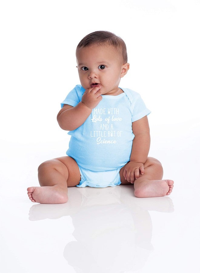 Funnwear مصنوع بحب كبير وقليل من العلم - بدلة أطفال أساسية مضحكة (حديثي الولادة، أزرق فاتح) - Image 5