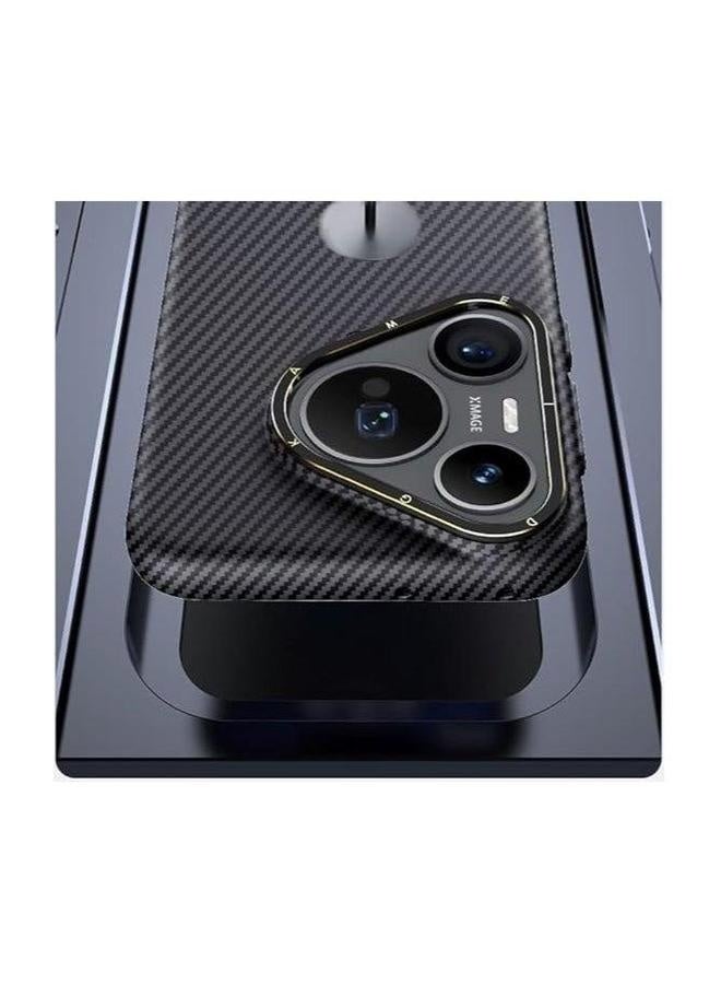 Magnetic Case Compatible with Huawei Pura 70 Pro/70 Pro Plus, Carbon Fiber, 【Compatible Mag-Safe】 Lightweight Slim Anti-fall  - Image 3