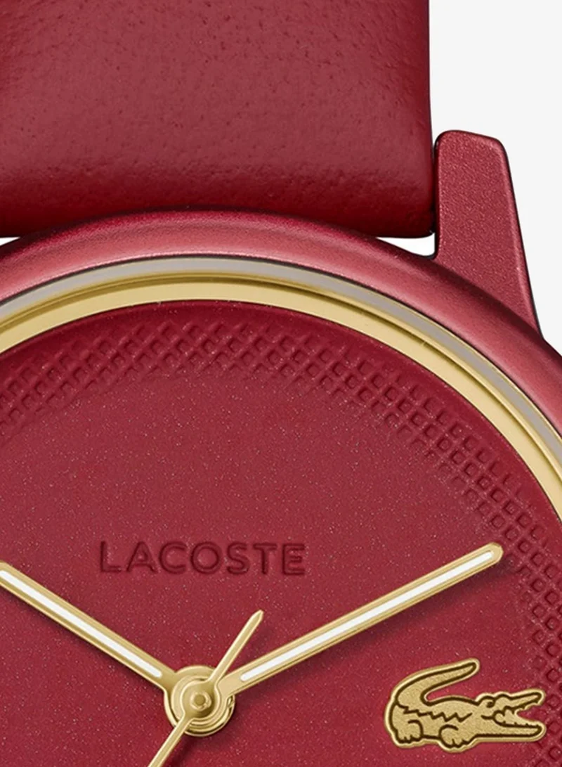 Lacoste  L12Sw Analogue Quartz Movement Watch Leather Strap - 2001439 for Women | Best Price UAE
