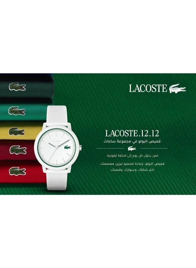 Lacoste  L12Sw Analogue Quartz Movement Watch Leather Strap - 2001439 for Women | Best Price UAE