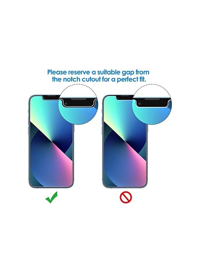 Jetech Privacy Screen Protector Compatible with iPhone 13 mini 5.4-Inch, Anti Spy Tempered Glass Film, Case Friendly, 2-Pack - Image 2