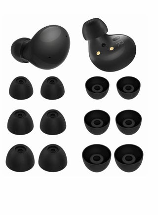 6 Pairs Silicone for Galaxy Buds 2 Ear Tips Earbuds, Soft Rubber Flexible Eartips Buds Wing Tips Fit in Case Compatible with Samsung Galaxy Buds 2 / Galaxy Buds Plus, Anti-Slip, S/M/L 3 Size - Black - pzsku/Z95FAEC0E54F7B5BF727DZ/45/_/1667463813/95e2dca7-fc69-4274-bc7b-fff05ddaf838