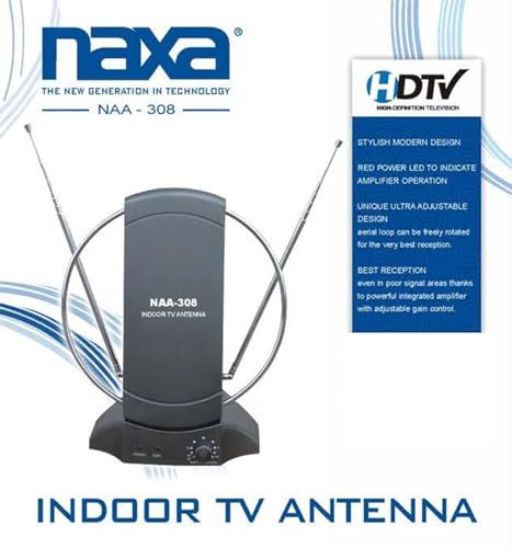 Naxa Electronics NAA-308 High Powered Amplified Antenna Suitable for HDTV and ATSC Digital Television - Image 3