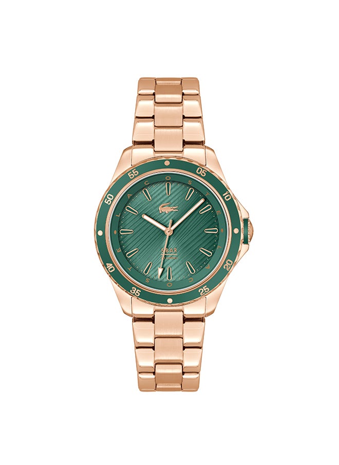 LACOSTE ساعة يد نسائية من الستانلس ستيل بعقارب دائرية الشكل 2001372 - 36 ملم  - Image 1