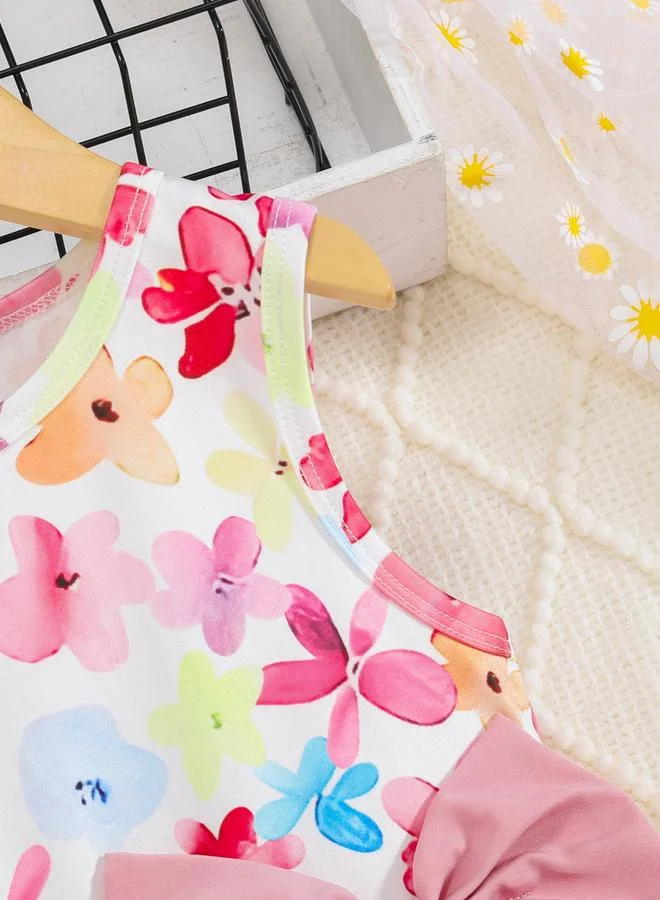 Take Two  Girls Floral Print Sleeveless Midi Dress for Women | Best Price UAE