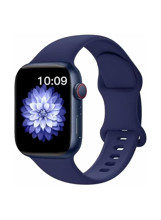 3 Pcs Sport Silicone Band Compatible with Apple Watch 44mm/45mm/46mm/49mm Classic Soft Replacement Strap Applicable to iWatch Series 11/10/9/8/7/6/5/4/Ultra/Ultra2/Ultra3/SE/SE2/SE3 - Image 2