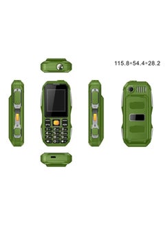Hope Button Mobile Phone - Non-Slip Texture, 2G GSM Phone with Large Buttons, Stereo Sound, Loud Volume, Multi-Function Voice Prompt, Dual SIM, Dual Standby (Green)  - Image 2