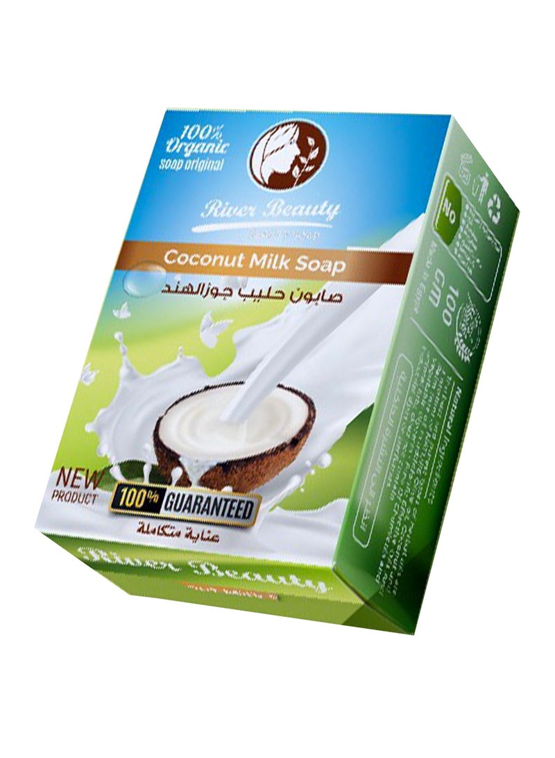 river beauty Soap Glycerin Natural   From Coconut Milk Facial Moisturizer Transforms Dry, Damaged Hair Into Soft Hair - Contains Vitamin A, B And E - Image 1