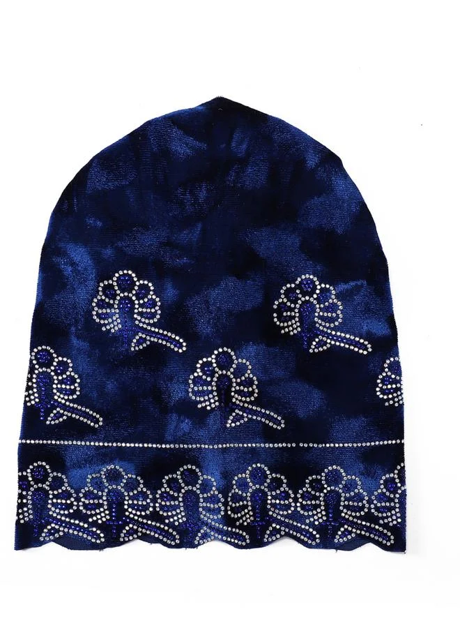 Take Two Navy Blue Embellished Hijab