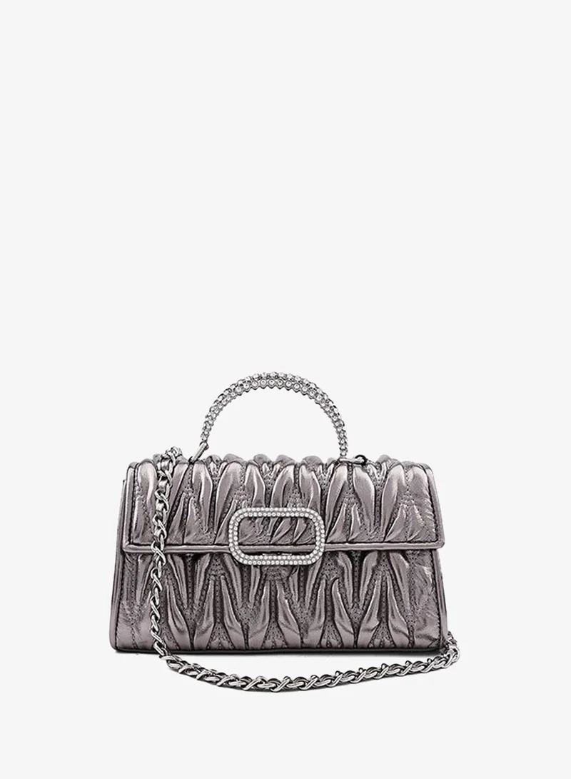 كابلي Cuple Textured Zip Shoulder Bag