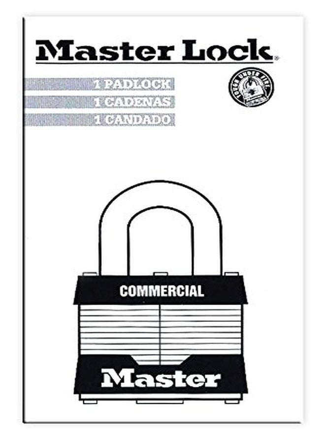 Master Lock 5KA A389 2" Wide Laminated Steel Pin Tumbler Padlock, Keyed Alike - Image 5