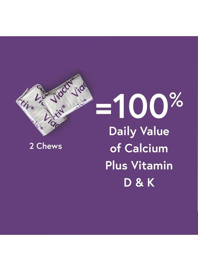 Viactiv Calcium Plus Vitamin D Supplement Soft Chews, Brown, Milk Chocolate, 180 Count - Image 3