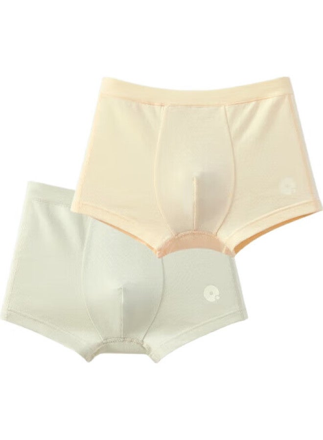 Q21 Antibacterial Children'S Underwear, Boys And Girls, Baby Sweat-Wicking Cotton Boxer Briefs, Four-Corner Style, Two-Pack - Image 1